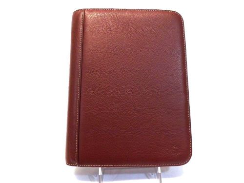 FRANKLIN COVEY By Heritage Travelware Planner Red Zip Around 10 x 7.75