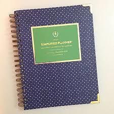 Emily Ley DAILY EDITION Simplified Planner Navy Dot NEW