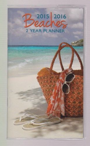 Beaches 2 Year Planner 2015-2016  Vinyl Cover Studio 18 Calendar