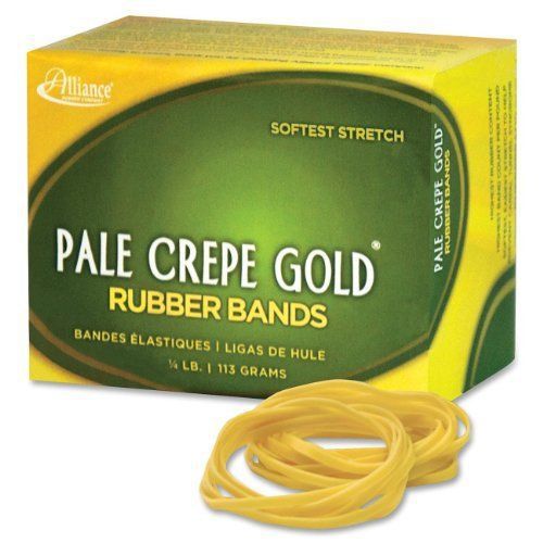 Alliance rubber pale crepe gold rubber band - size: #12 - 16&#034; length (all20129) for sale