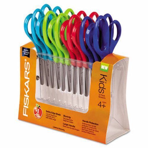 Fiskars Safety Scissors, Blunt, 5 inch Length, 12 per Pack (FSK95017197J)