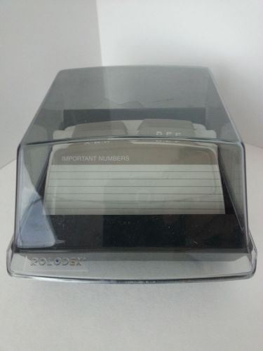 Rolodex Petite S-310C Business Address Telephone Card File 60 Cards 4&#034; x 2 1/4&#034;