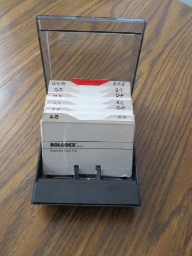 Rolodex Petite S-310C Complete w/ Cards Name Address Office Desk File System
