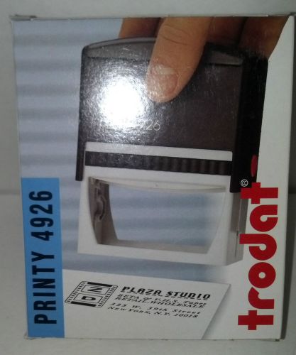 Trodat Printy 4926 Text Stamp Self-Inking Ink Pad New Fast Free Spipping