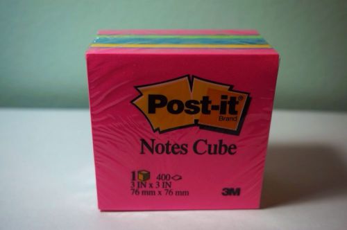 Post-it Notes Cube 3&#039;&#039; x 3&#039;&#039; Ultra Colors 400 Sheets