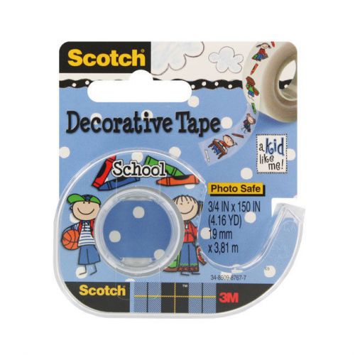 12 Scotch School Theme Decorative Tape Rolls