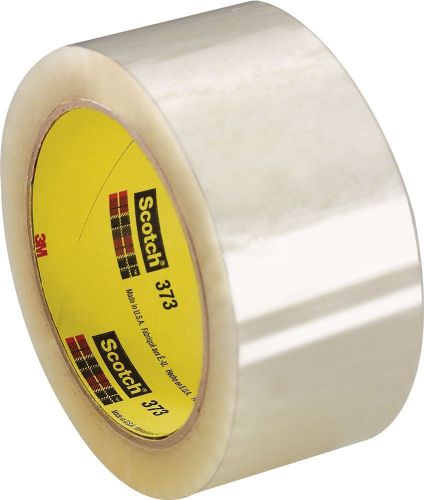 3M 373 PACKING TAPE 2&#034; X 55 YDS - CLEAR - 6 ROLLS