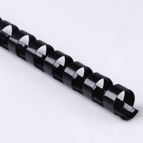 1/2&#034; black plastic binding combs - 100eac per bag pc120bk for sale
