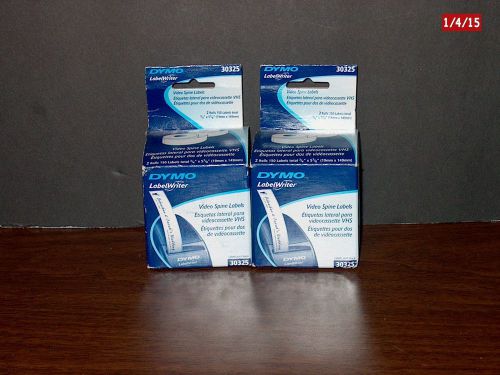 Dymo Labelwriter 30325 Video Spine Labels 1 box /  2 Rolls 150 Labels