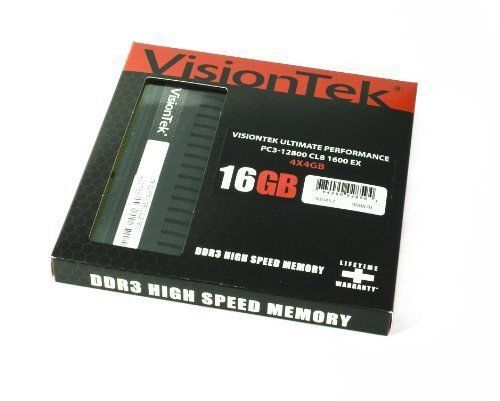 Visiontek black label 16gb ddr3 sdram memory module - 16 gb (4 x 4 gb) (900457) for sale