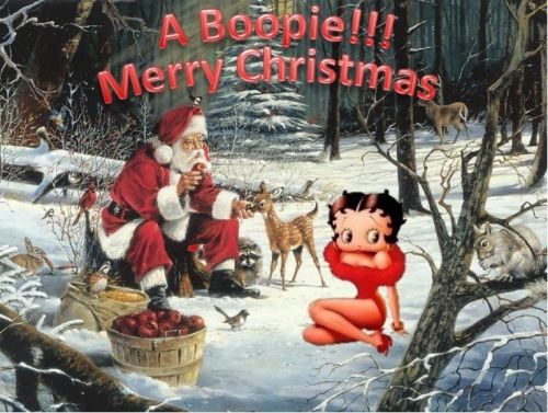 30 Return Address Labels Betty Boop Christmas Buy 3 get 1 free (bb61)