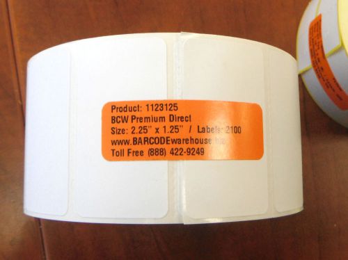 2100 direct print thermal labels 2.25&#034; x 1.25&#034; for sale