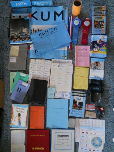 Huge lot of kumon materials &amp; supplies for a kumon instructor / kumon center for sale