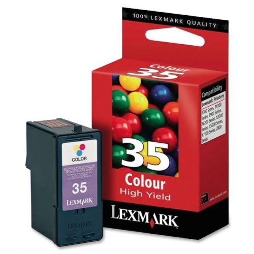 LEXMARK SUPPLIES 18C0035 #35 HIGH YIELD COLOR INK CART