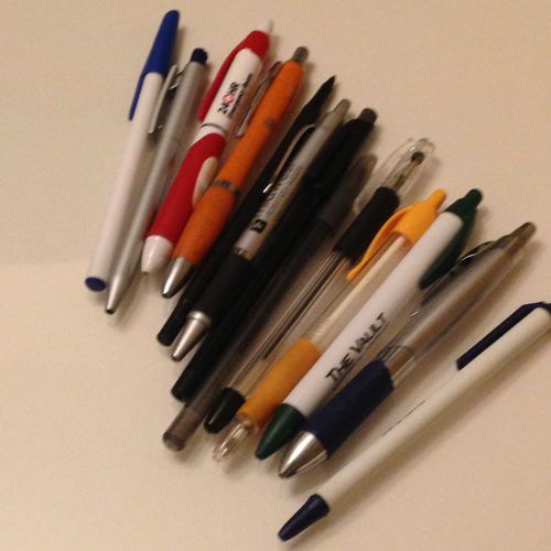 Mix Of 13 Regular Pens