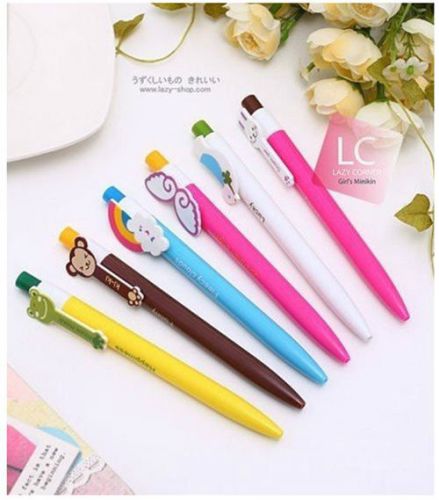 10pcs Lovely Ballpoint Pens Korean Stationery School Supplies For Writing Hot