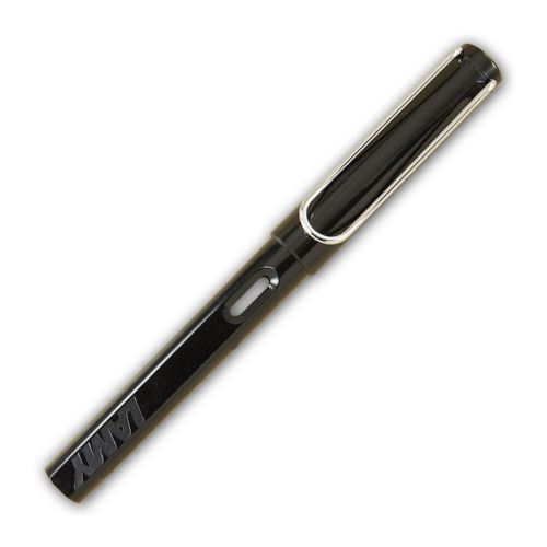 Lamy safari fountain pen, shiny black barrel, extra fine nib, (l19bkef) for sale