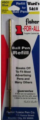 Fisher Non-Pressurized One-for-All Refill Blue Medium Point