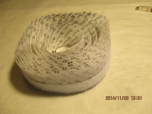 Velcro 90082 Sticky Back Hook and Loop Fastener, 3/4&#034;x15&#039; Roll, White