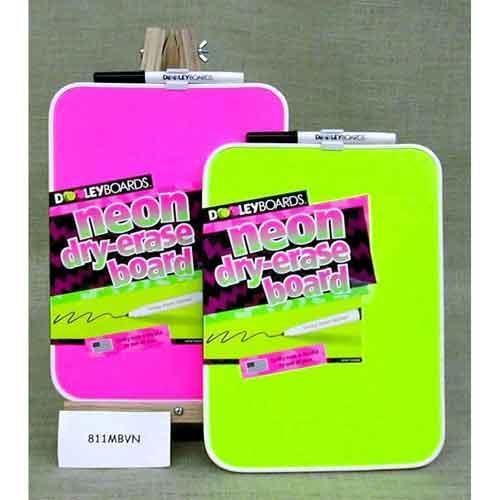 Dooley Vinyl Framed Neon Markerboard 8-1/2&#039;&#039; x 11&#039;&#039;