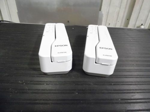 Lot of 2 EPSON ELPDC-06, ELPDC06, USB DOCUMENT CAMERA VIEWER PROJECTOR
