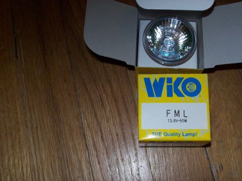 2 NOS FML 13.8 VOLT 50 WATT PROJECTOR LAMP/BULB WIKO