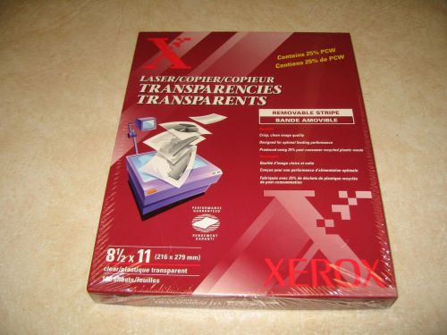 Xerox Transparency Film 3r3108 NEW unopened box