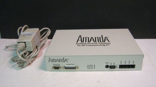 Amanda SOHO Voice Mail Voicemail System New Flash Drive &amp; Power Supply Complete