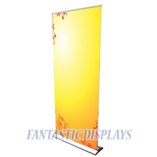 36&#034; pro hd retractable banner stand roll up display trade shows exhibit + print for sale