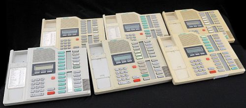 Lot 6 meridian nortel m7324 business office display phone nt8b40/ab-35 telephone for sale