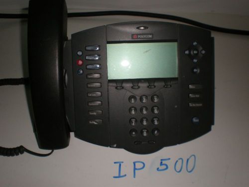 polycom SoundPoint IP 500 SIP Phone 2201-11500-001 NO AC Adapter