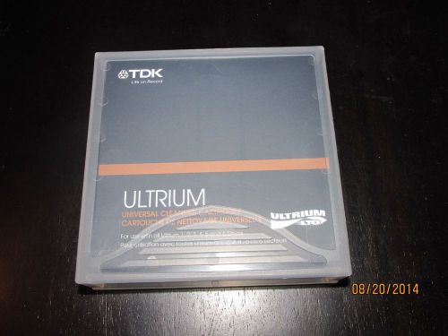 TDK LTO Ultrium Universal Cleaning Tape Cartridge LTO 1 2 3 4 5 6