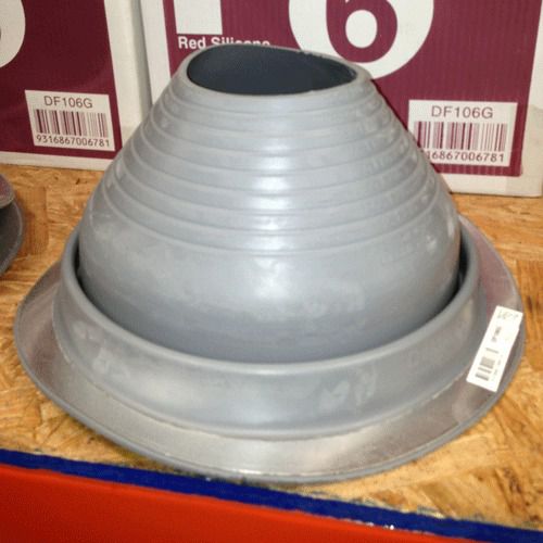 No 6 Pipe Flashing Boot by Dektite for Metal Roofing