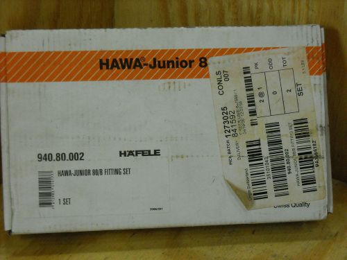 New in Box Hawa Junior 80/B Fitting Set 940.80.002 Sliding Door NIB 11704