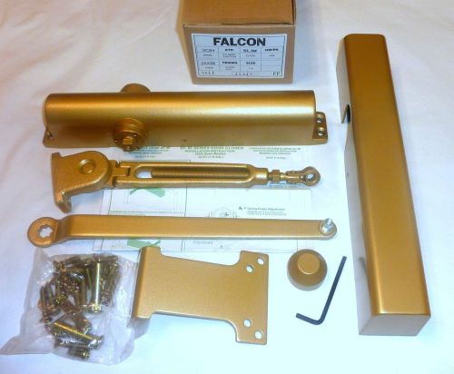Ir falcon sc81 hw/pa 43447 commercial door closer grade 1 surface mount brass for sale