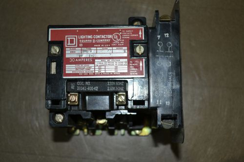 Square D 30 AMP Lighting Contactor 8903 SMG 4 Series A