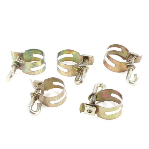NEW Gas Water Pipe Hose Tube Holder Metal Band Clamps 5 Pcs