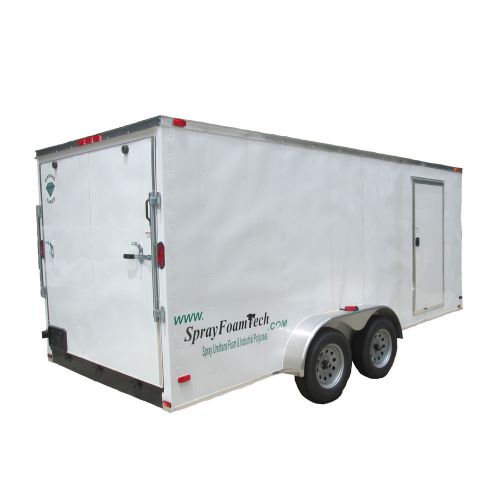 Insulated spray foam equipment trailer package with 30lb per minute machine for sale