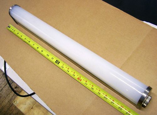 2 - 24&#034; Fluorescent Light Fixtures, Stainless Steel for Wet Locations, Paramount