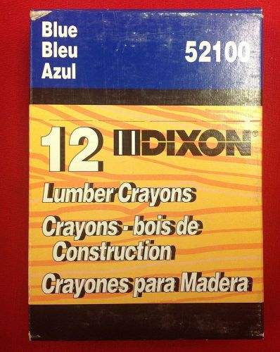 Dixon Lumber - Construction  Crayons  Blue #521  Box of 12  Free Shipping