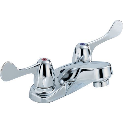 Delta 2529-lghdf chrome commercial faucet w/ vr blade handles 4&#034; centerset - new for sale