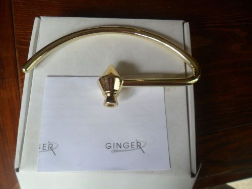 Ginger Synchro Towwel Ring 1905-26 Polished Brass