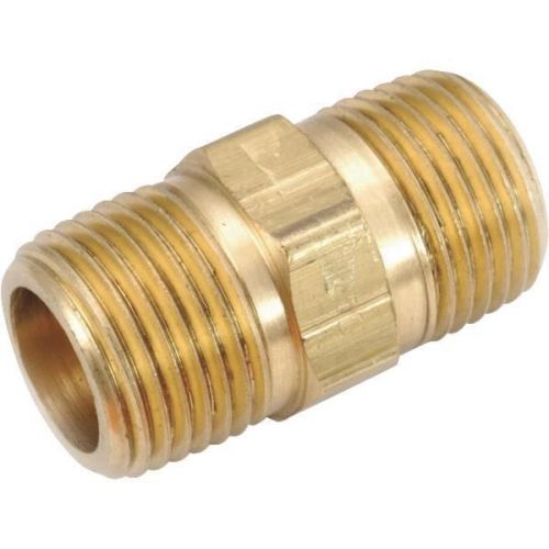 Anderson metals corp inc 756122-06 hex brass nipple-3/8&#034; brass hex hipple for sale
