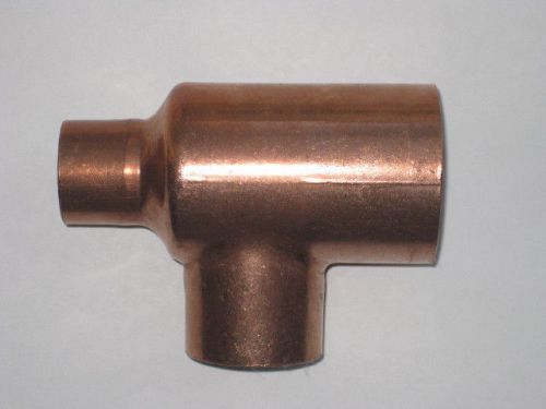 4 PCS. 2&#034; x 1&#034; x 1-1/2&#034; Tee&#039;s COPPER FITTINGS TEEs, C x C x C, UPC APPROVED NEW