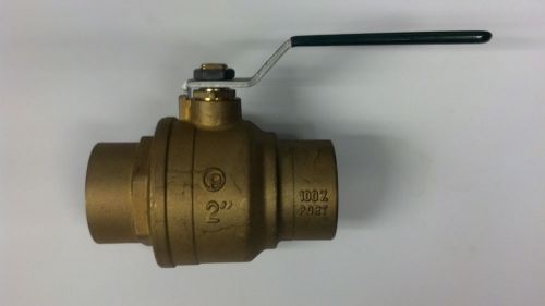 Jomar 2&#034; full port brass ball valve for sale