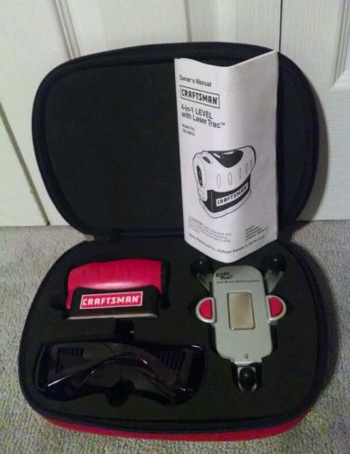 CRAFTSMAN LASER TRAC LEVEL 4 IN 1 W/ CASE - Never Used