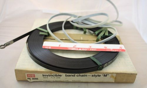 K&amp;e invincible band chain, 100&#039; (88 0095 w/ m end grad.)  [346] for sale