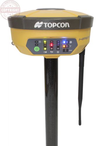 Topcon hiper v rtk gps rover / base, glonass, surveying, gnss,trimble,sokkia,grx for sale