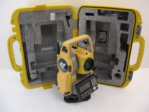 Topcon es-107, 7” prismless/wireless total station for surveying 2 year warranty for sale