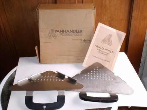 NEW GOLD PAN PANNING MINING PANHANDLER COMMERCIAL STRAINER SET IN BOX UNUSED